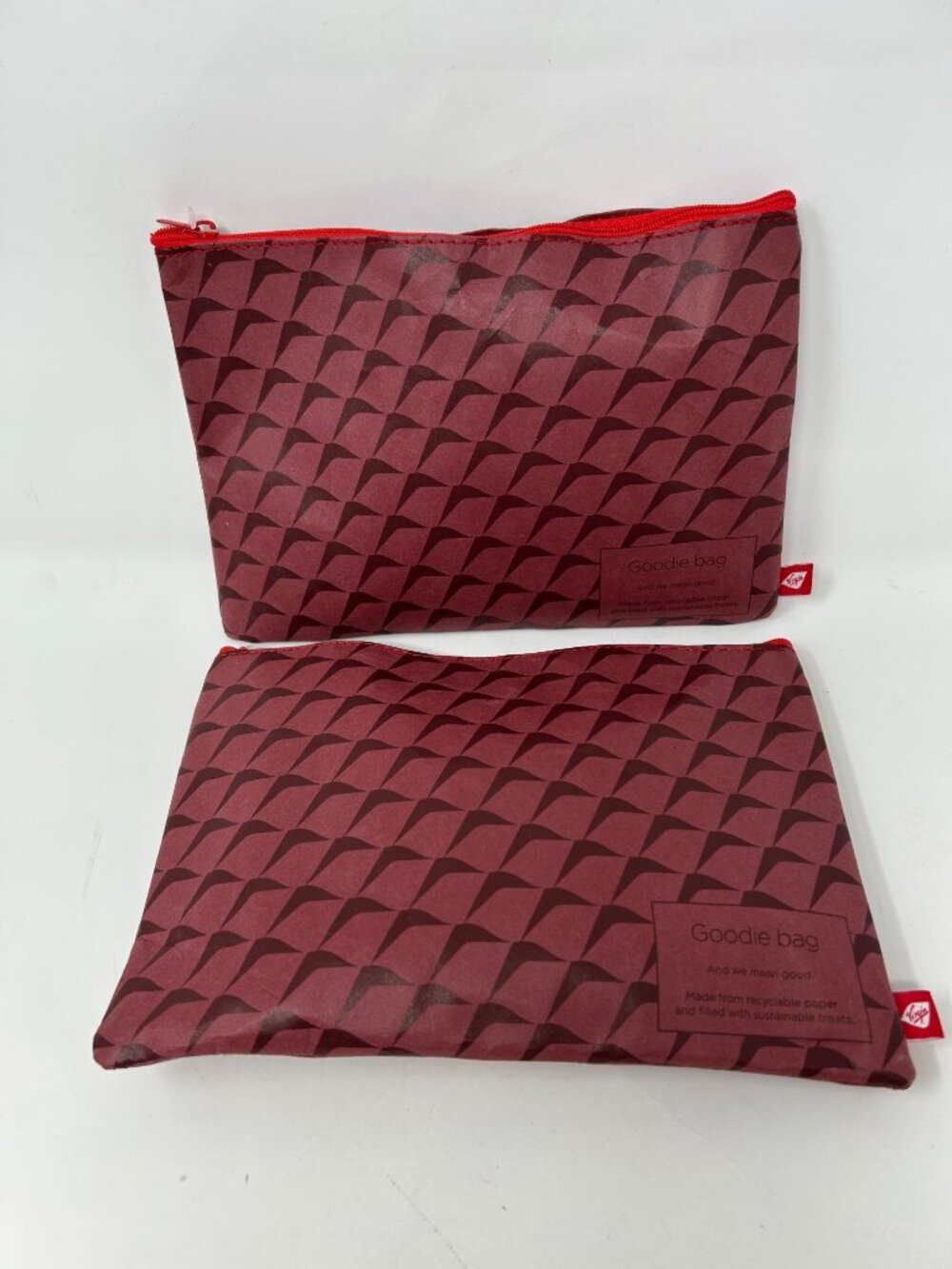 NEW SEALED Virgin Atlantic 1st Class Amenity Kit Goodie Bag - Lot of 2